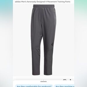 Adidas Men's Charcoal Joggers